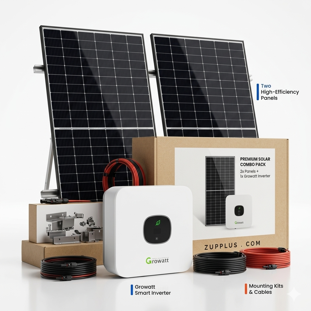 1 Kw On Giid Inverter Solar Package