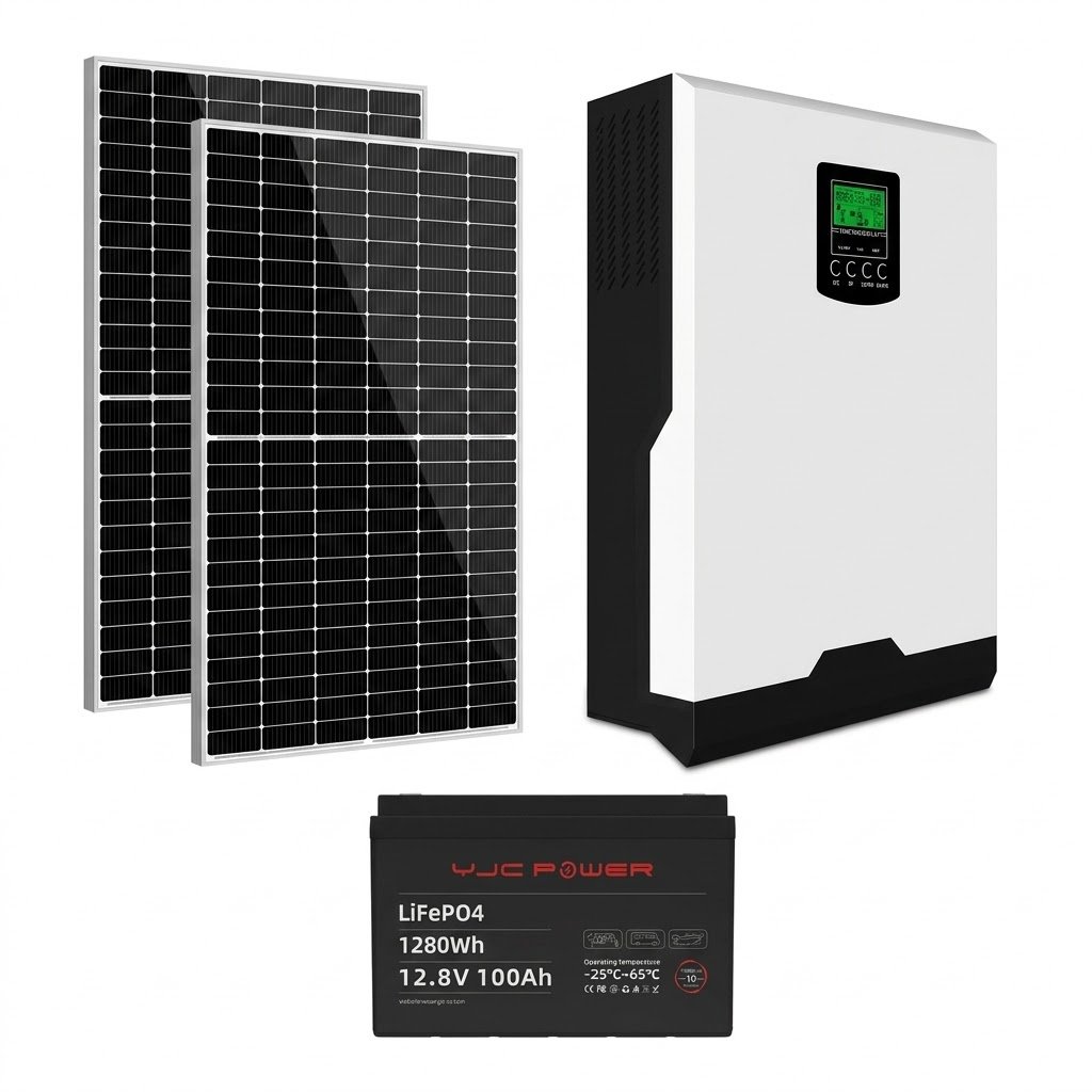 2 kw hybrid inverter solar package